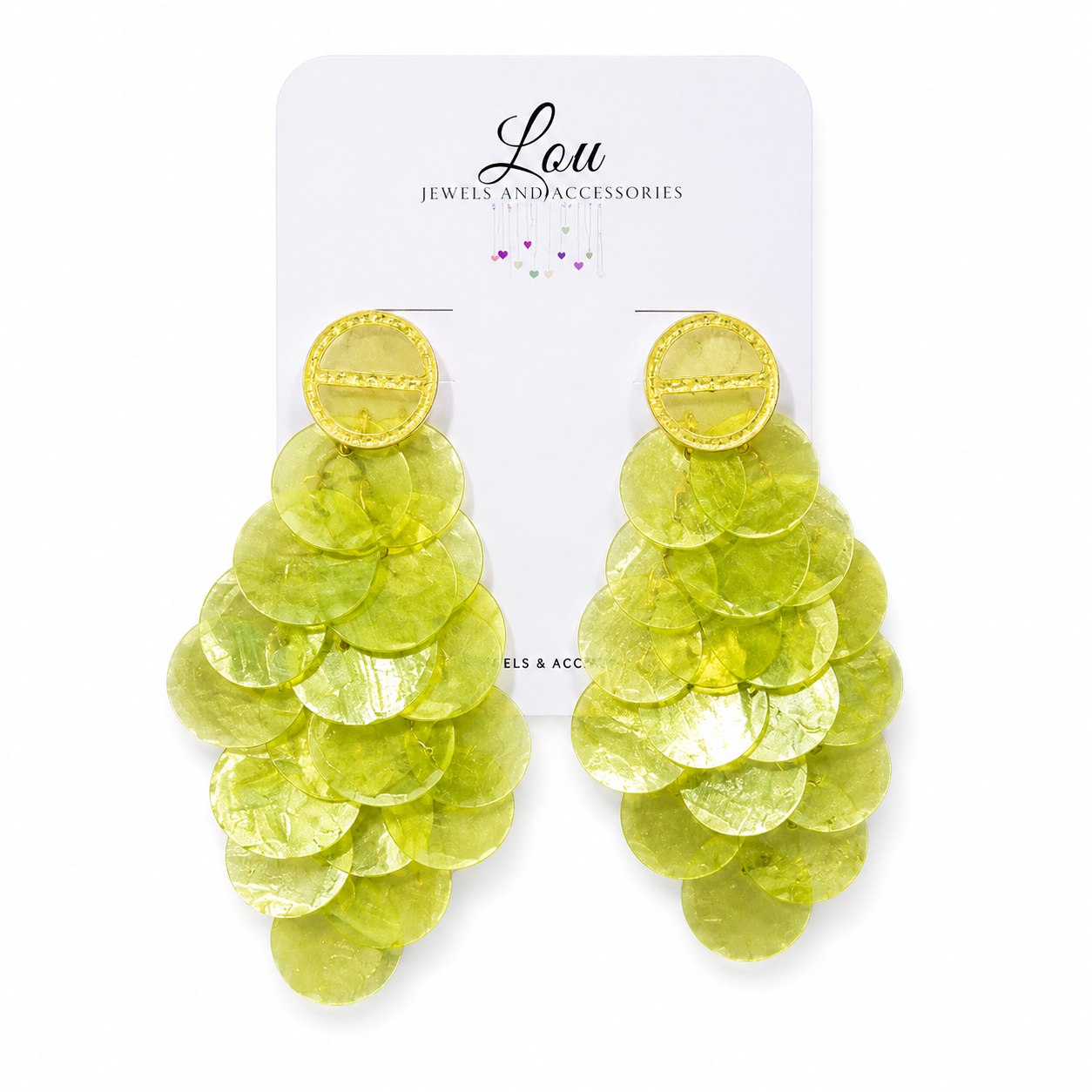 Druppe Earrings (Lime)