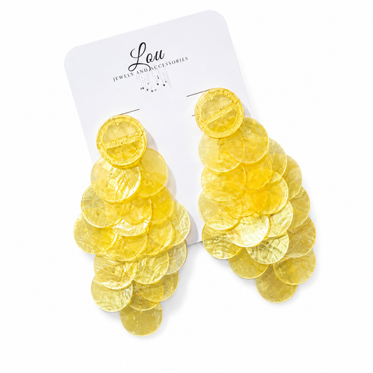 Druppe Earrings(Yellow)