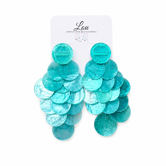 Druppe Earrings(Blue)