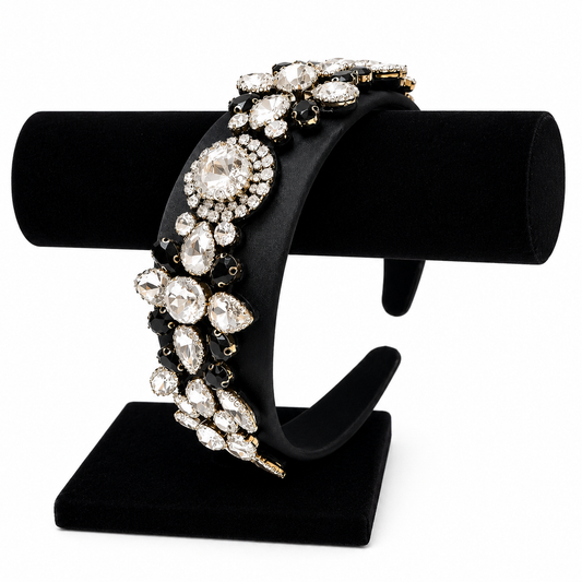 Black Rhinestone Headband