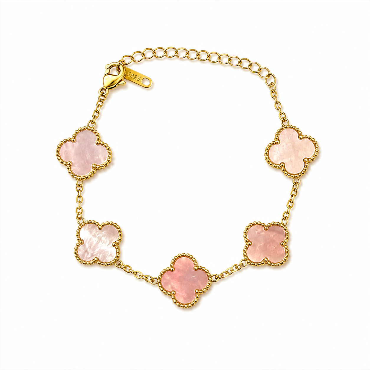 Rose Gold Clover Set.