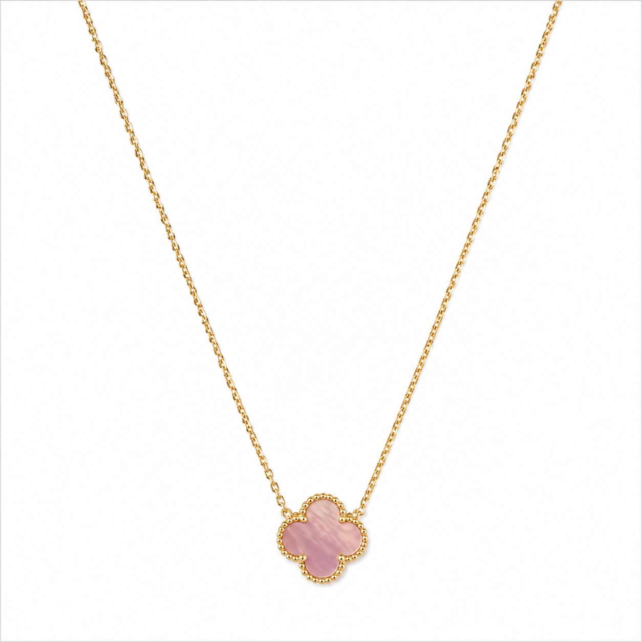 Rose Gold Clover Set.