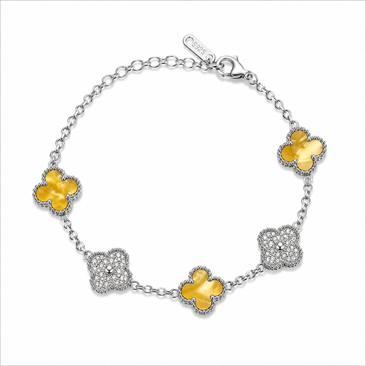 Yellow and Silver Clover.