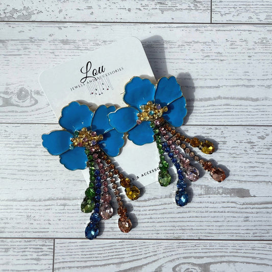 Rhinestone Floral Girl