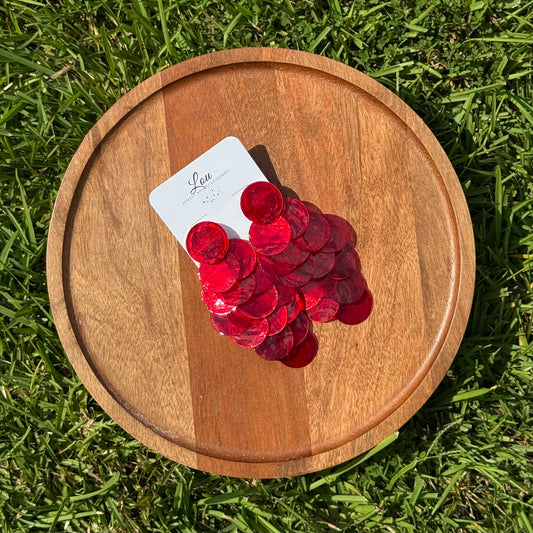 Druppe Earrings(Red)